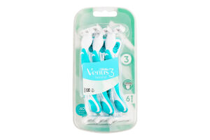 Gillette Venus 3 Sensitive Одноразові Бритви, Упаковка 6 шт