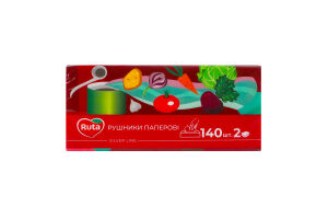 Полотенца бумажные в листах 2-х слойные 225х200мм Ruta 140шт