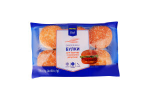 MC БУЛКИ ДЛЯ БУРГЕРУ З КУНЖУТОМ 300Г