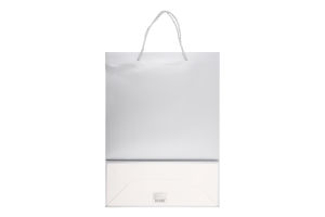 Пакет подарочный серебро 30х40х12см №CSPB009 Greenwich Products Co. Limited 1шт
