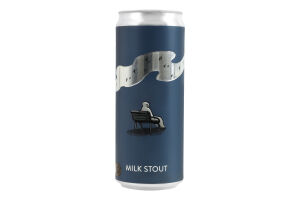 Пиво 0.33л 6% темне нефільтроване непастеризоване Milk Stout Varvar з/б