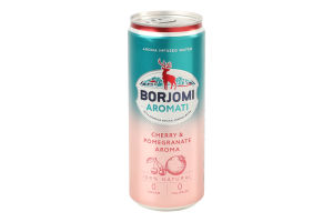 Напиток безалкогольный сильногазированный с ароматом вишни и граната Aromati Borjomi ж/б 330мл