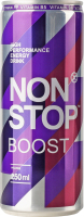 Напиток энергетический безалкогольный сильногазированный Boost Non Stop ж/б 250мл