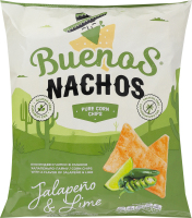 Чипси кукурудзяні зі смаком халапеньйо-лайму Nachos Buenos м/у 90г