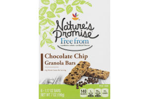 Nature's Promise Granola Bars Chocolate Chip - 6 CT