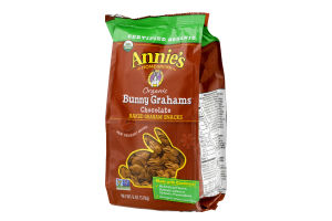 Annie's Homegrown Organic Bunny Grahams Baked Graham Snacks Chocolate