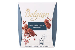 Конфеты трюфельные из молочного шоколада The Belgian к/у 145г