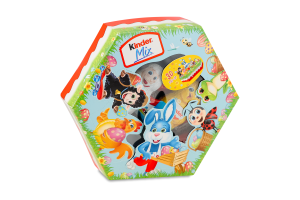 Цукерки Kinder шоколадні мікс в коробці