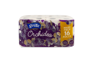 Папір туалетний Grite Orchidea White 16шт