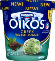 Dannon Oikos Greek Frozen Yogurt Mint Chocolate Chip