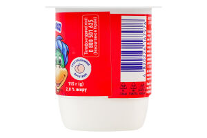 Йогурт 2% с наполнителем Персик Ростишка ст 115г
