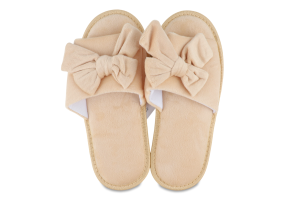 Тапочки открытые женские домашние Greenwich Products Co. Limited Бант №HX23020 36-41