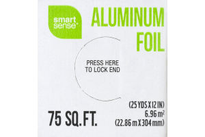 Smart Sense Aluminum Foil 75 Sq. Ft.