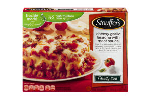Stouffer's Cheesy Garlic Lasagna with Meat Sauce