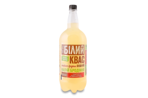 Напій бродіння хлібний пастеризований газований Білий Квас Тарас п/пл 1.5л