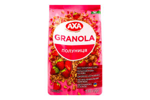 Гранола хрустящая Клубника Axa м/у 330г