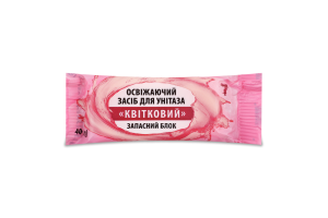 Средство для унитаза освежающее запасной блок Цветочный 7 40г