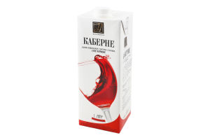 Вино Натхнення Каберне 1 л т/пак. червон. сух. (Агро-Дар)