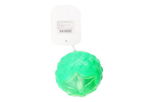 Игрушка-пищалка для собак мигает d9.5см №1442409 Мяч Pic Chow 1шт микс