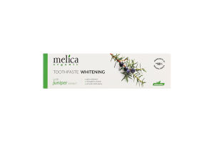 Паста зубна Melica Organic відбілююча екстр ялівцю
