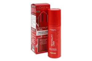 Сыворотка для кожи лица против пигментных пятен антивозрастная кремовая с мелазилом Laser Revitalift L'Oreal Paris 50мл