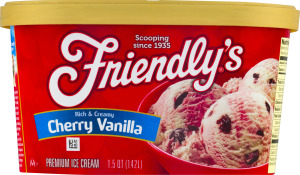 Friendly's Cherry Vanilla Premium Ice Cream