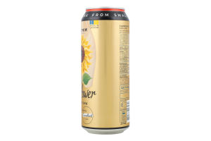 Пиво Sunflower Honey APA світле нефільтроване 5% 0,5л ж/б Forever