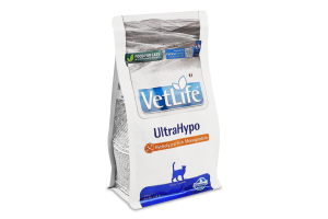 Корм д/котів Vet Life UltraHypo при харчовій алергії сухий 400г Farmina