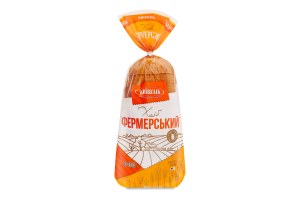 Хлеб нарезанный ломтиками Фермерский Київхліб м/у 500г