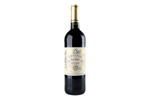 Вино 0.75л 13% красное сухое Medoc Chateau Balirac бут