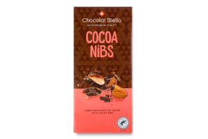 Шоколад темний Chocolat Stella з какао-крупкою