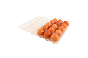 Яйця курячі столові вищої категорії Кошик Життя п/у 15шт