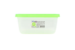 Контейнер універсальний 0.9л 154x154x64мм Квадратний №2 Econom Box Ал-Пластик 1шт