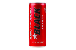 Напій енергетичний Black Energy Sex газ з/б