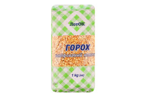 Горох колотий шліфований ЛотОК м/у 1кг