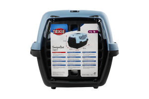 Переноска д/котів та собак до 6кг Капрі синя пластик 32*31*48см Тріксі