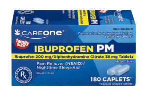 CareOne Ibuprofen PM - 180 CT