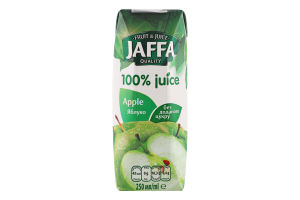 Сок осветленный восстановленный пастеризованный Яблоко Jaffa т/п 250мл