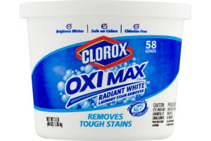 Clorox Oxi Max Radiant White Laundry Stain Remover Powder, 48 Ounces