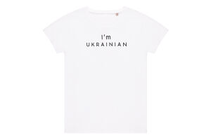 Футболка жін Sol's Pioneer I'am Ukrainian білий XL