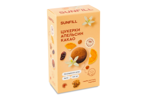 Конфеты Апельсин-какао SunFill к/у 120г