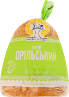 Хліб половинка в нарізці на заквасці Орільський Рома м/у 0.275кг