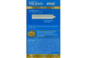 Trojan ENZ Premium Lubricant Latex Condoms - 12 CT