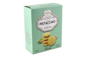 Печенье сдобное тосканское с фисташками Pistacchio Lenzi к/у 150г