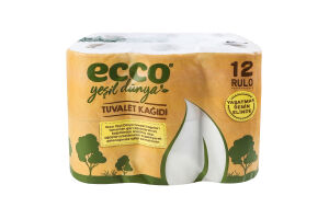 Папір туалетний Ecco Green World