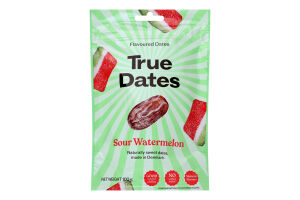 Фініки True Dates Sour Watermelon сушен смак кавун