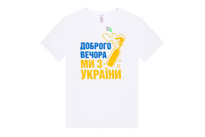 Футболка жін Roksana 1359 Добр веч ми з Укр біл S