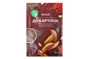 Приправа натуральная к картофелю с паприкой и чесноком Novus м/у 20г