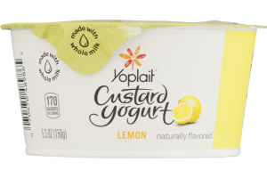 Yoplait Custard Yogurt Lemon