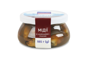 Мидии в Азиатском рассоле Norven с/б 185г
